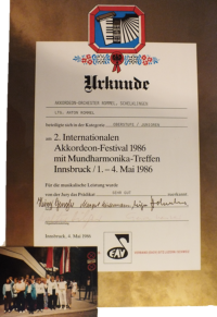 Urkunde Innsbruck 86