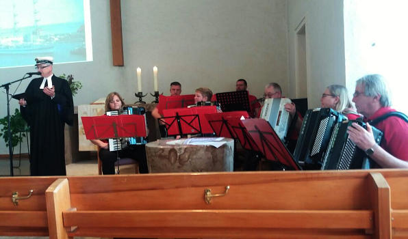 Evangelischer Gottesdienst mit Herrn Pfarrer Str�bel 