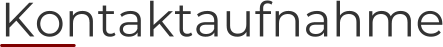 Kontaktaufnahme